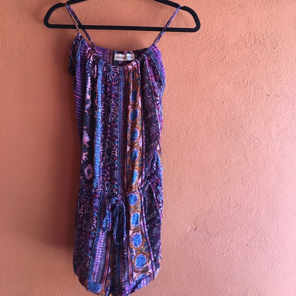 Pretty Patterned Veronica M Romper, Size XS - Picture 3 of 8